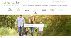 Desktop Screenshot of biolife.be