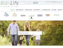Tablet Screenshot of biolife.be